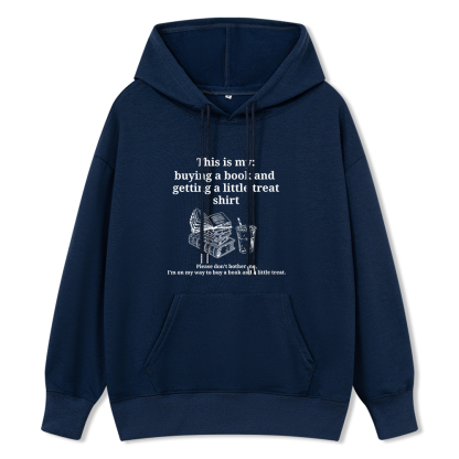 Pagewings Buying A Book And Getting A Little Treat Unisex Classic Hoodie
