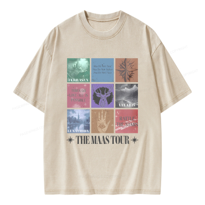 Pagewings The Maas Tour Unisex Washed T-shirt