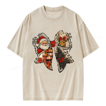 Pagewings It's The Most Wonderful Time Of The Year Unisex Washed T-shirt