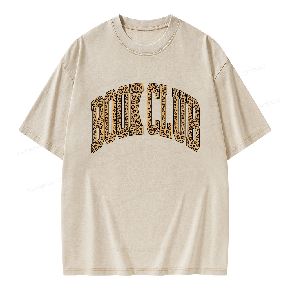 Pagewings Book Club Unisex Washed T-shirt