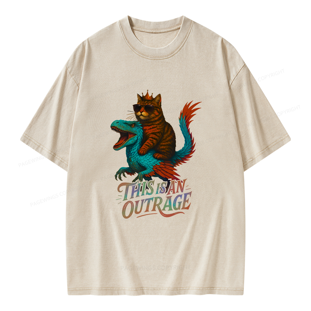 Pagewings Vintage Book Lover Princess Unisex Washed T-shirt