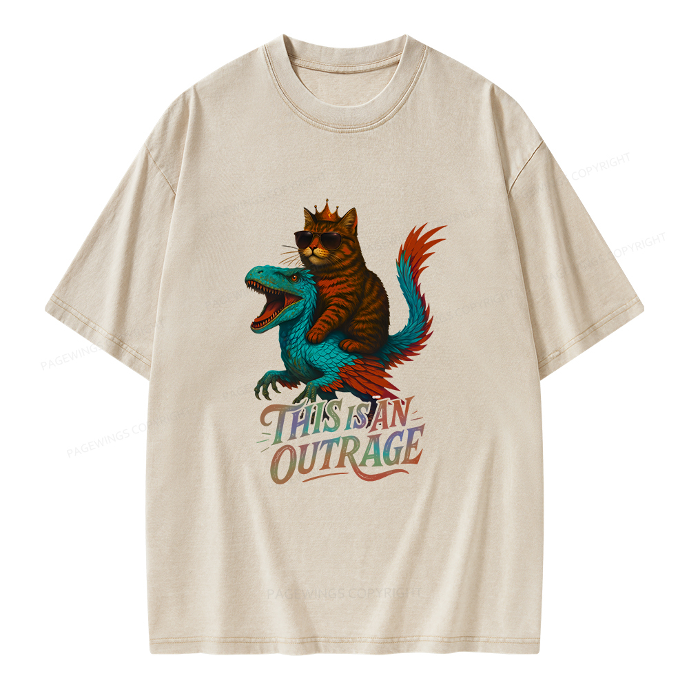 Pagewings Vintage Book Lover Princess Unisex Washed T-shirt