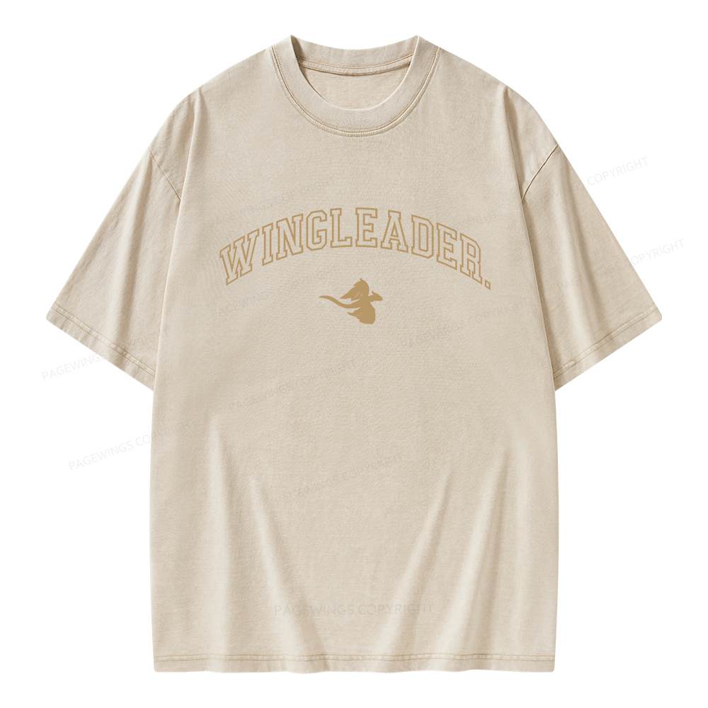 Pagewings Wingleader Unisex Washed T-shirt