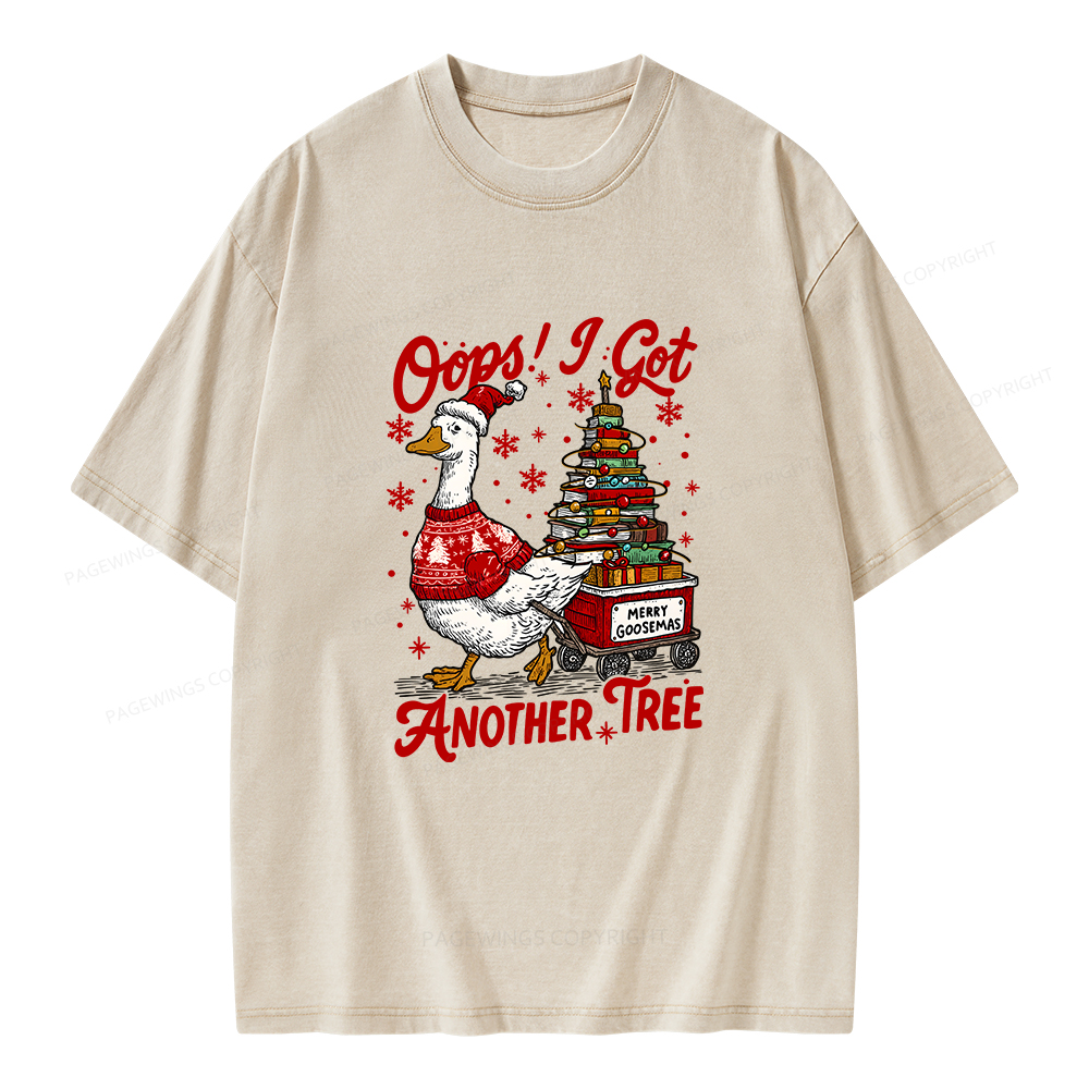 Pagewings Oops I Got Another Tree Unisex Washed T-shirt