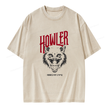 Pagewings Howler Unisex Washed T-shirt