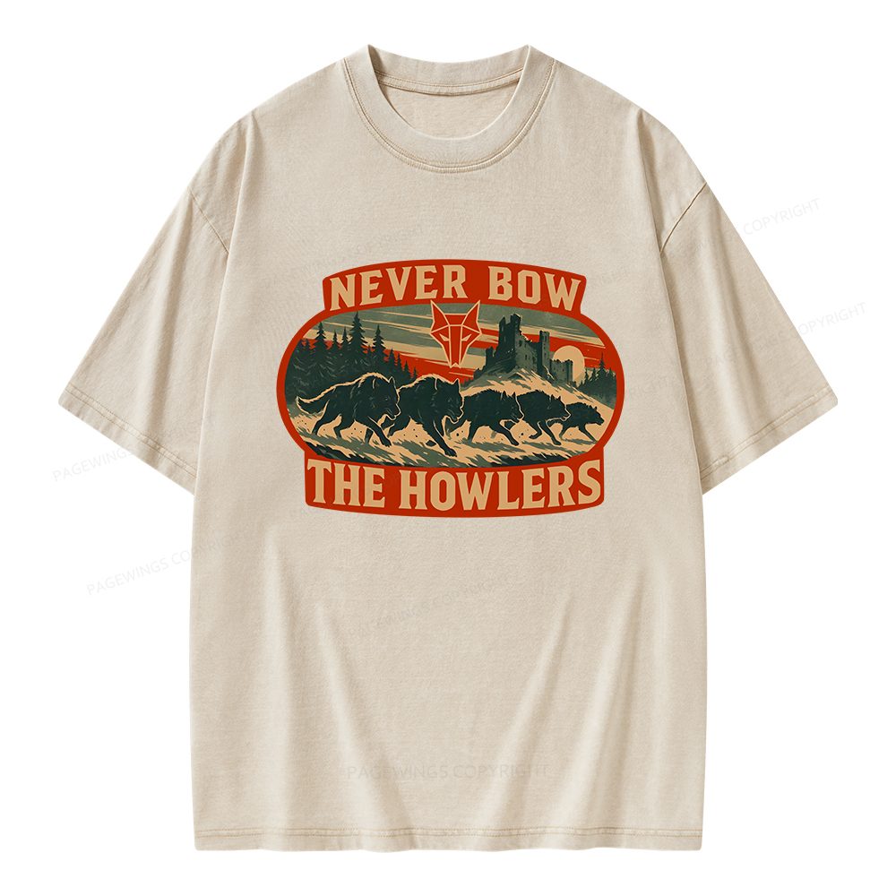 Pagewings The Howlers Unisex Washed T-shirt