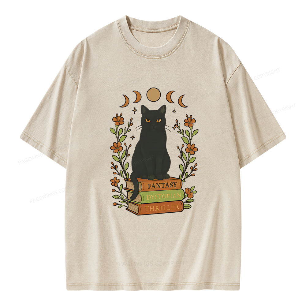 Pagewings Book Lover Unisex Washed T-shirt