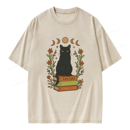 Pagewings Book Lover Unisex Washed T-shirt