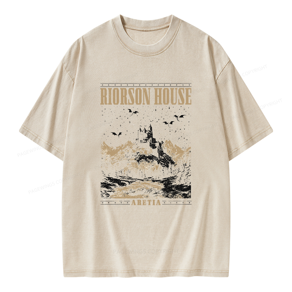 Pagewings Rierson House Unisex Washed T-shirt