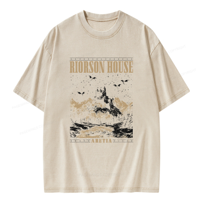 Pagewings Rierson House Unisex Washed T-shirt