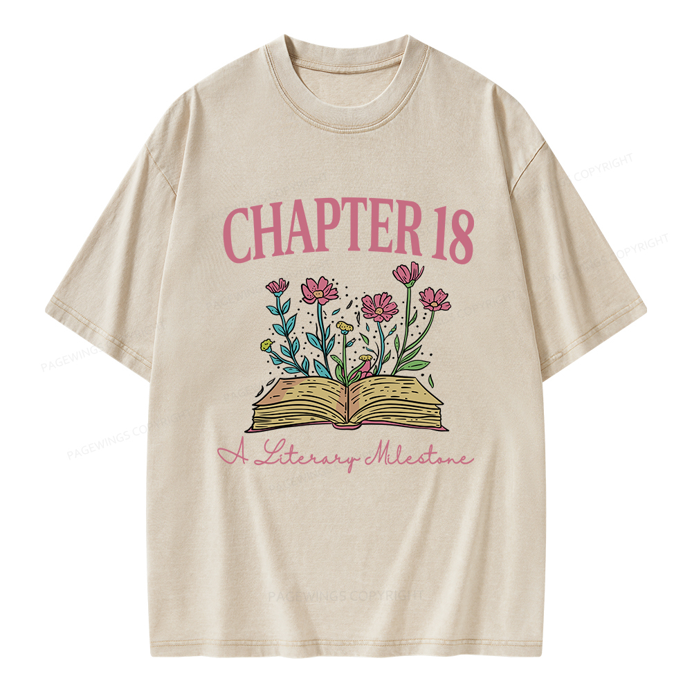 Pagewings Personalized  Unisex Washed T-shirt