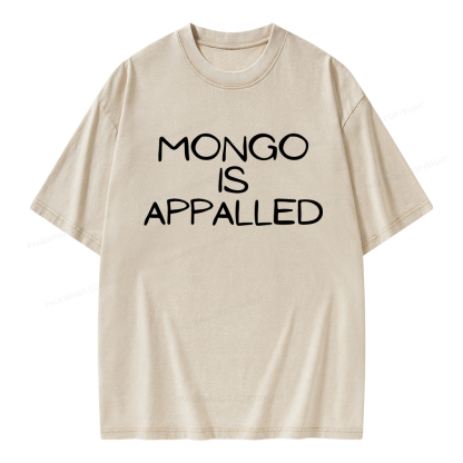 Pagewings Mongo Is Appalled Unisex Washed T-shirt