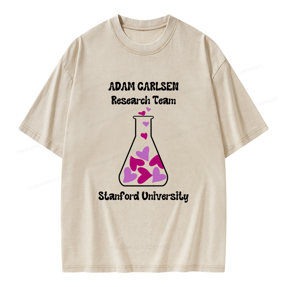 Pagewings Adam Carlsen Research Team Unisex Washed T-shirt
