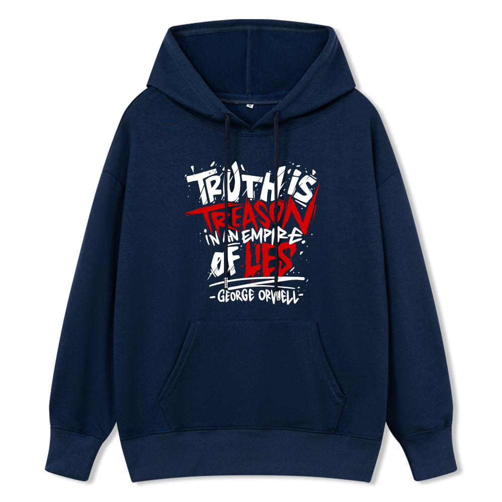 Pagewings Truth Is Treason In An Empire Of Lies Unisex Classic Hoodie