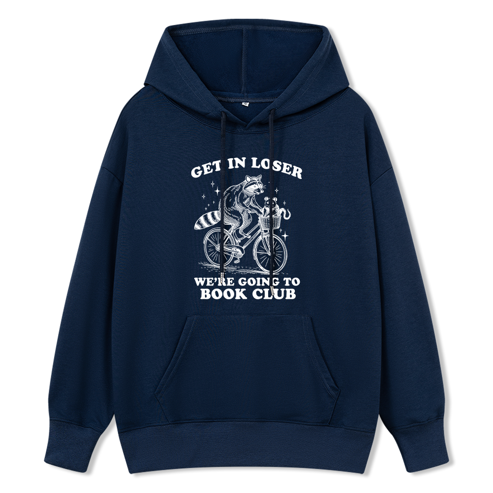Pagewings Get In Loser We’re Going To Book Club Unisex Classic Hoodie
