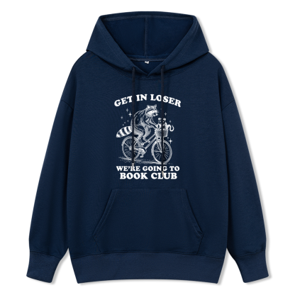 Pagewings Get In Loser We’re Going To Book Club Unisex Classic Hoodie