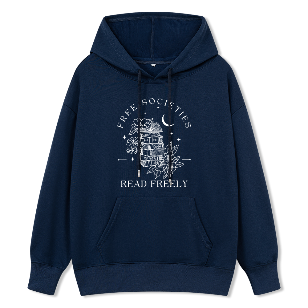 Pagewings Free Societies Read Freely Unisex Classic Hoodie