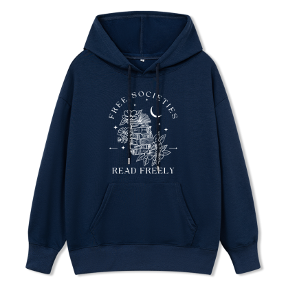 Pagewings Free Societies Read Freely Unisex Classic Hoodie