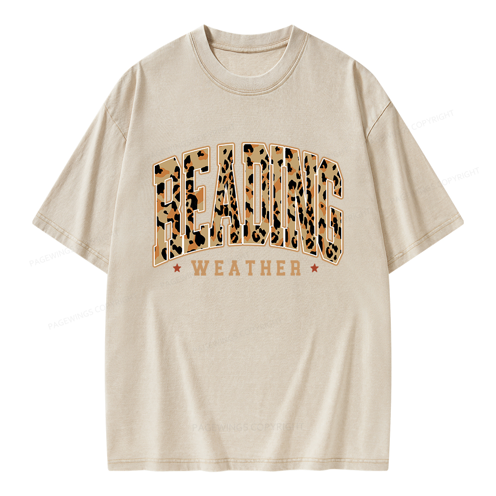 Pagewings Reading Unisex Washed T-shirt