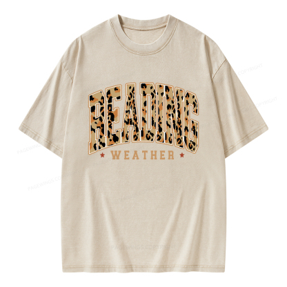 Pagewings Reading Unisex Washed T-shirt