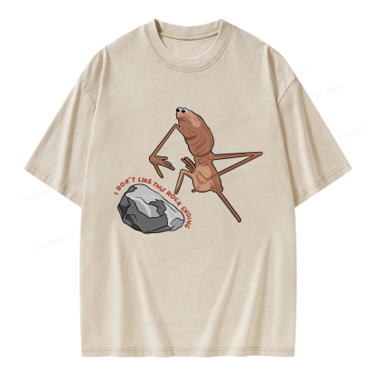 Pagewings I Don’t Like This Rock Ending Unisex Washed T-shirt