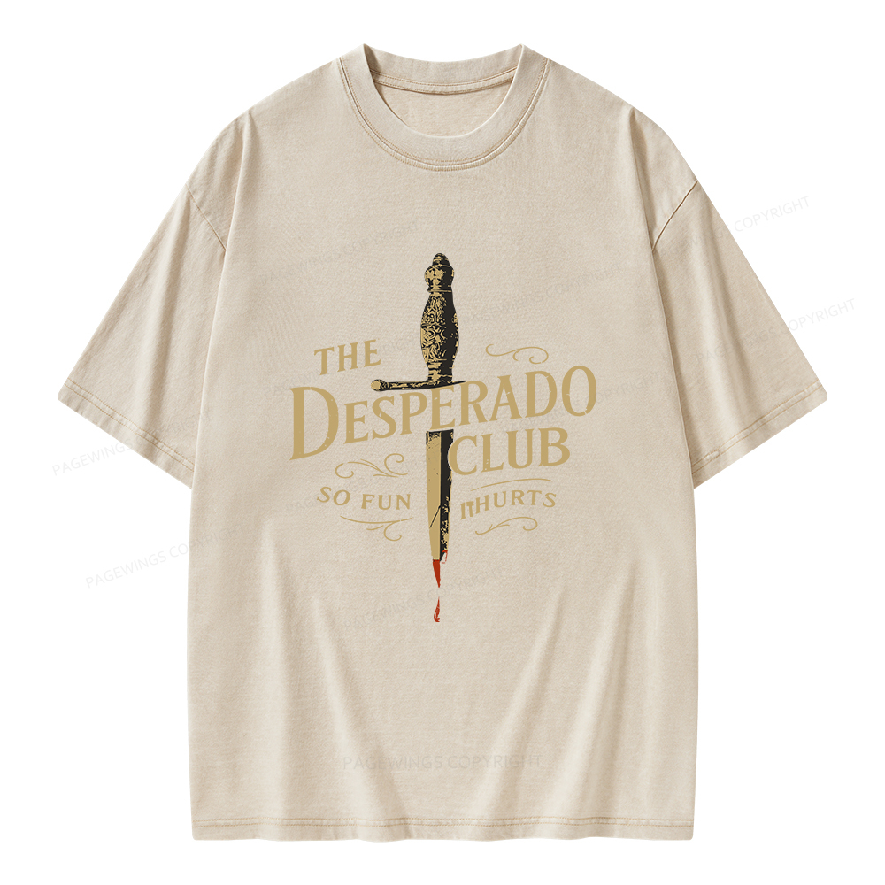 Pagewings Desperado Club Unisex Washed T-shirt