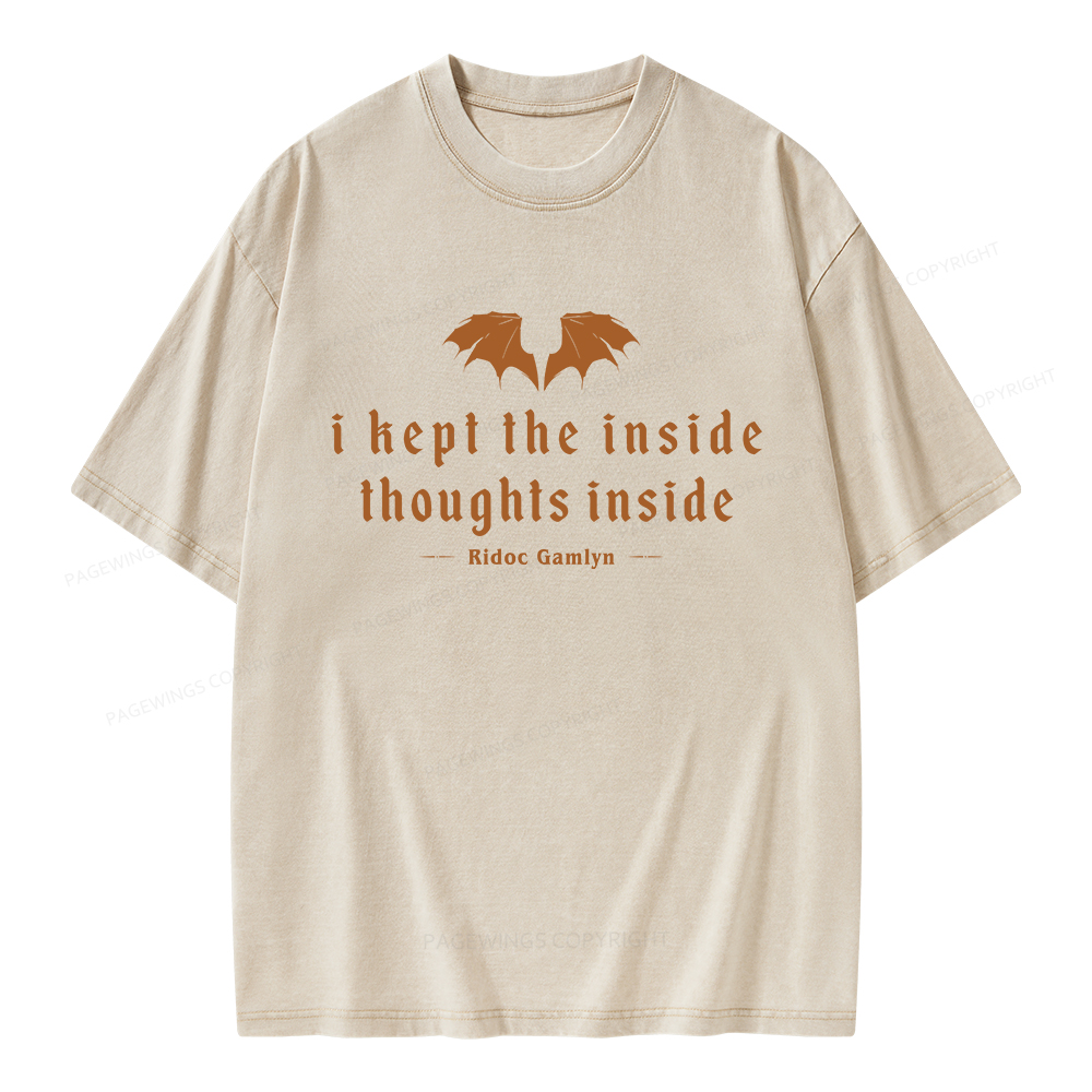 Pagewings Dragon Rider Bookish Unisex Washed T-shirt