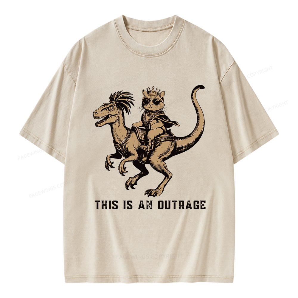 Pagewings Fantasy Book Reader Unisex Washed T-shirt