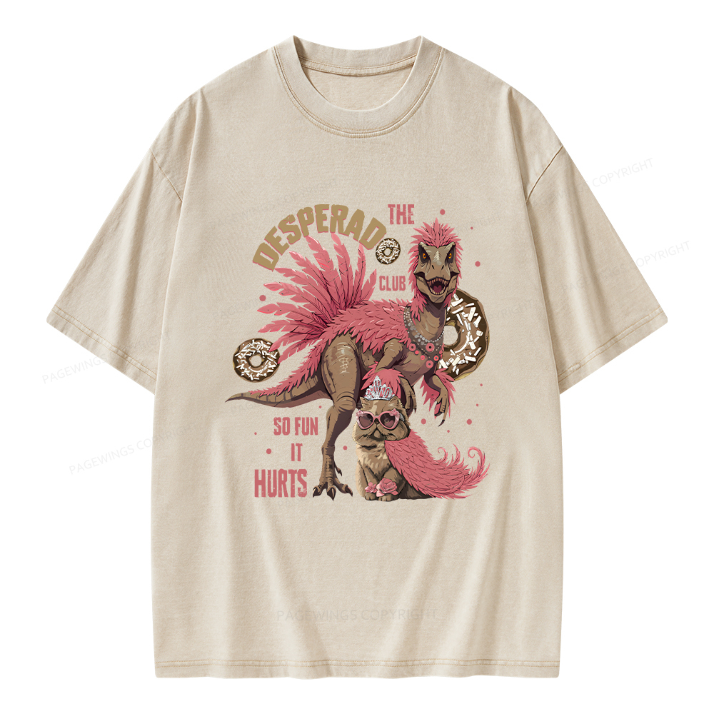 Pagewings Desperado Club Vintage Unisex Washed T-shirt