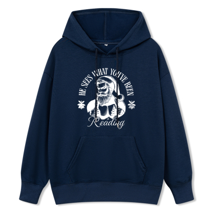 Pagewings He Sees What You've Been Reading Unisex Classic Hoodie