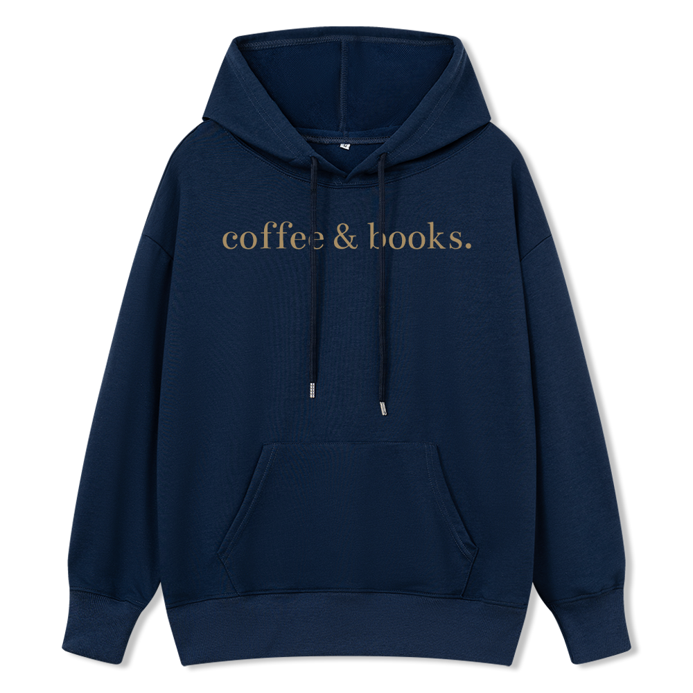 Pagewings Coffee & Books Are All my favorites Unisex Classic Hoodie