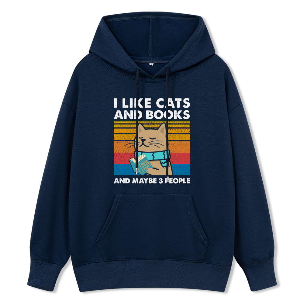 Pagewings Like Book And Maybe 3 People Unisex Classic Hoodie