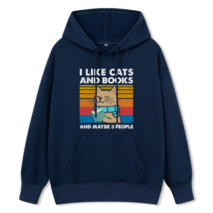 Pagewings Like Book And Maybe 3 People Unisex Classic Hoodie