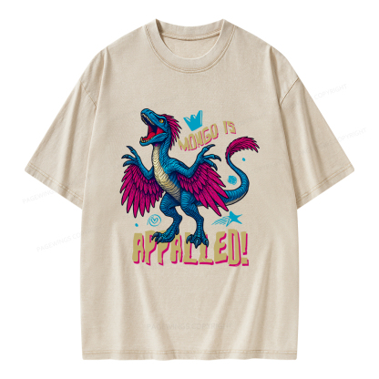 Pagewings Mongo is Appalled Unisex Washed T-shirt