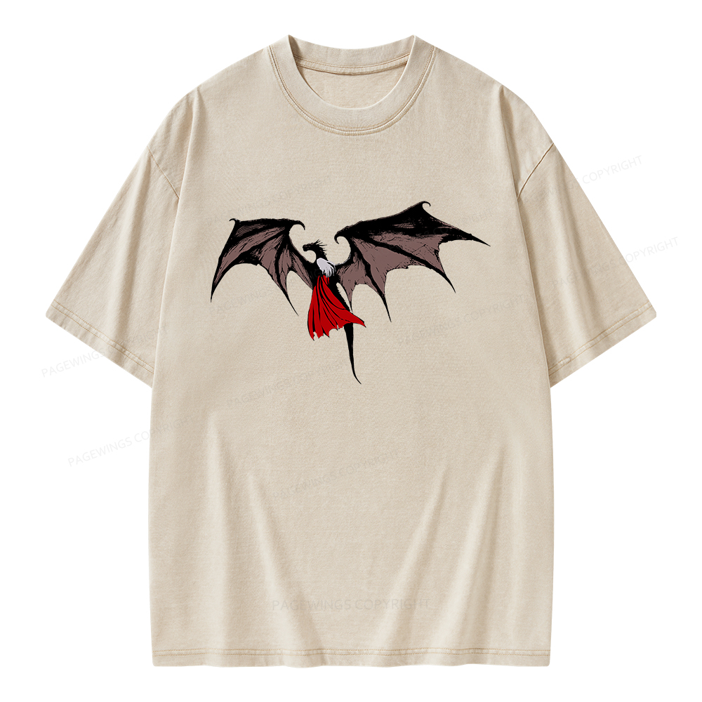 Pagewings Manon Blackbeak Unisex Washed T-shirt