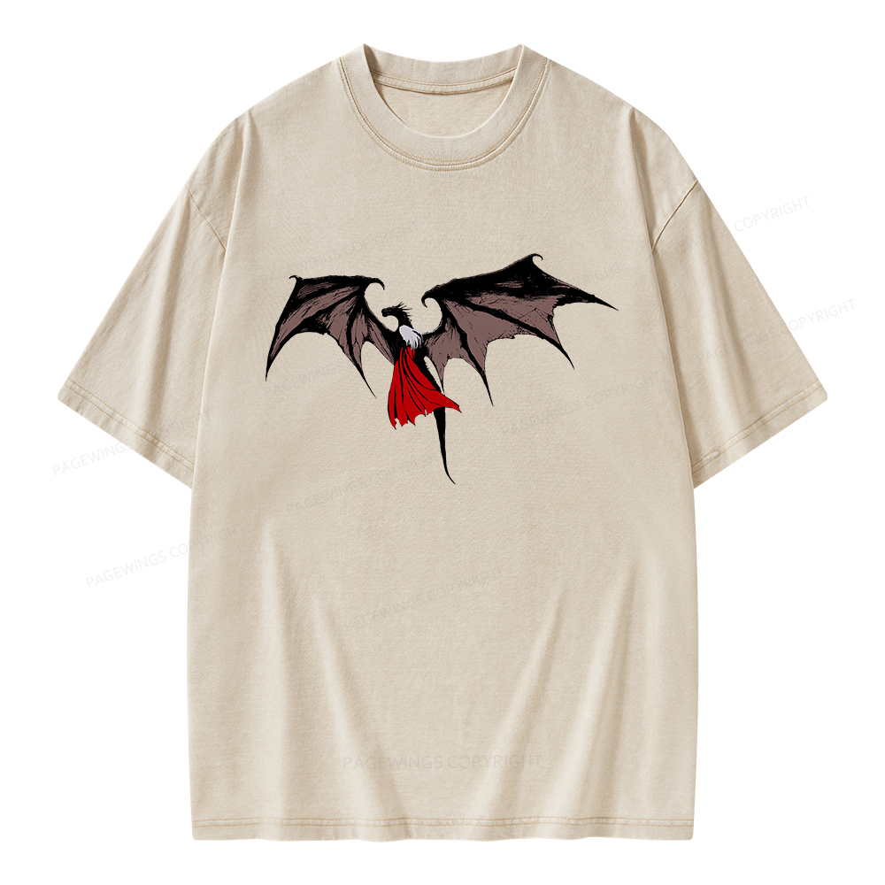 Pagewings Manon Blackbeak Unisex Washed T-shirt