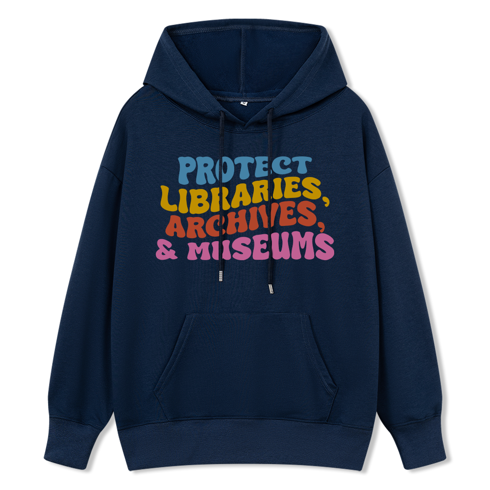 Pagewings Protect Libraries Archives And Museums Unisex Classic Hoodie