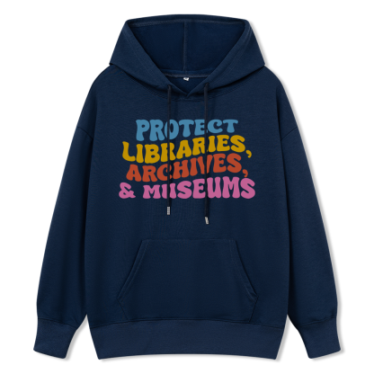 Pagewings Protect Libraries Archives And Museums Unisex Classic Hoodie
