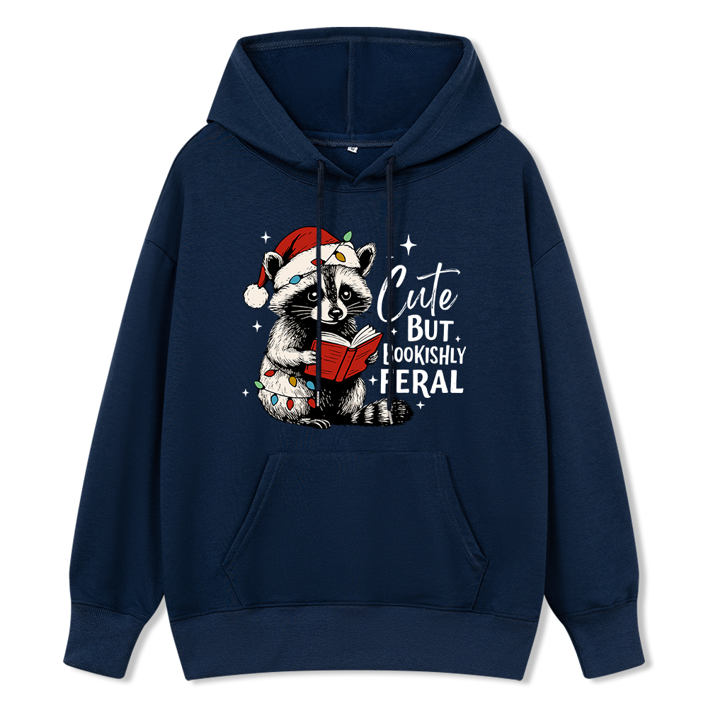 Pagewings Cute But Feral Unisex Classic Hoodie