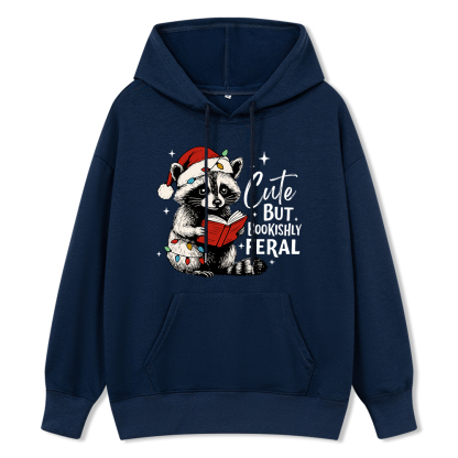 Pagewings Cute But Feral Unisex Classic Hoodie