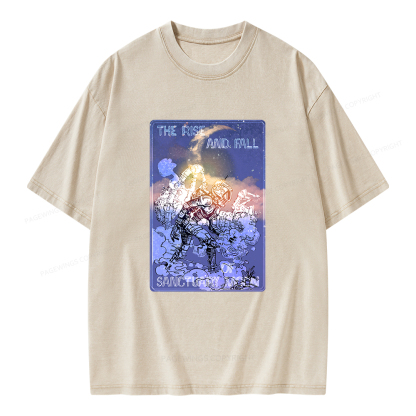 Pagewings The Rise And Fall of Sanctuary Moon Unisex Washed T-shirt