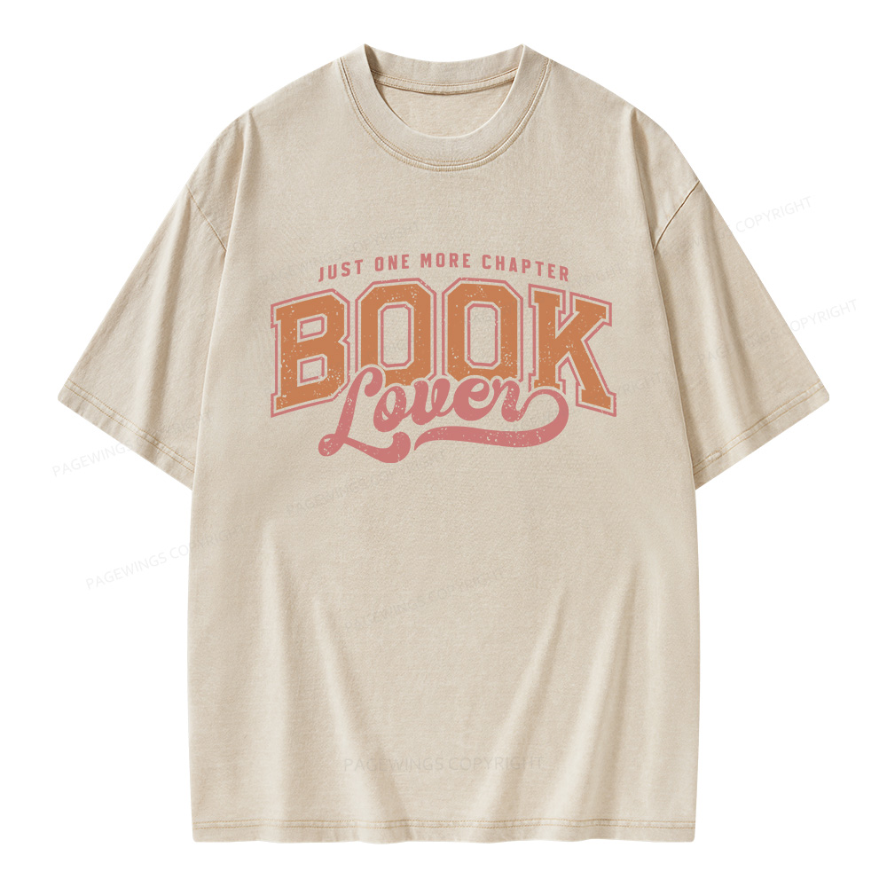 Pagewings One More Chapter Unisex Washed T-shirt