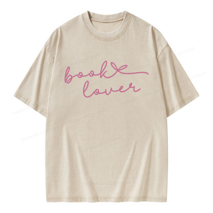 Pagewings Book Lover Unisex Washed T-shirt