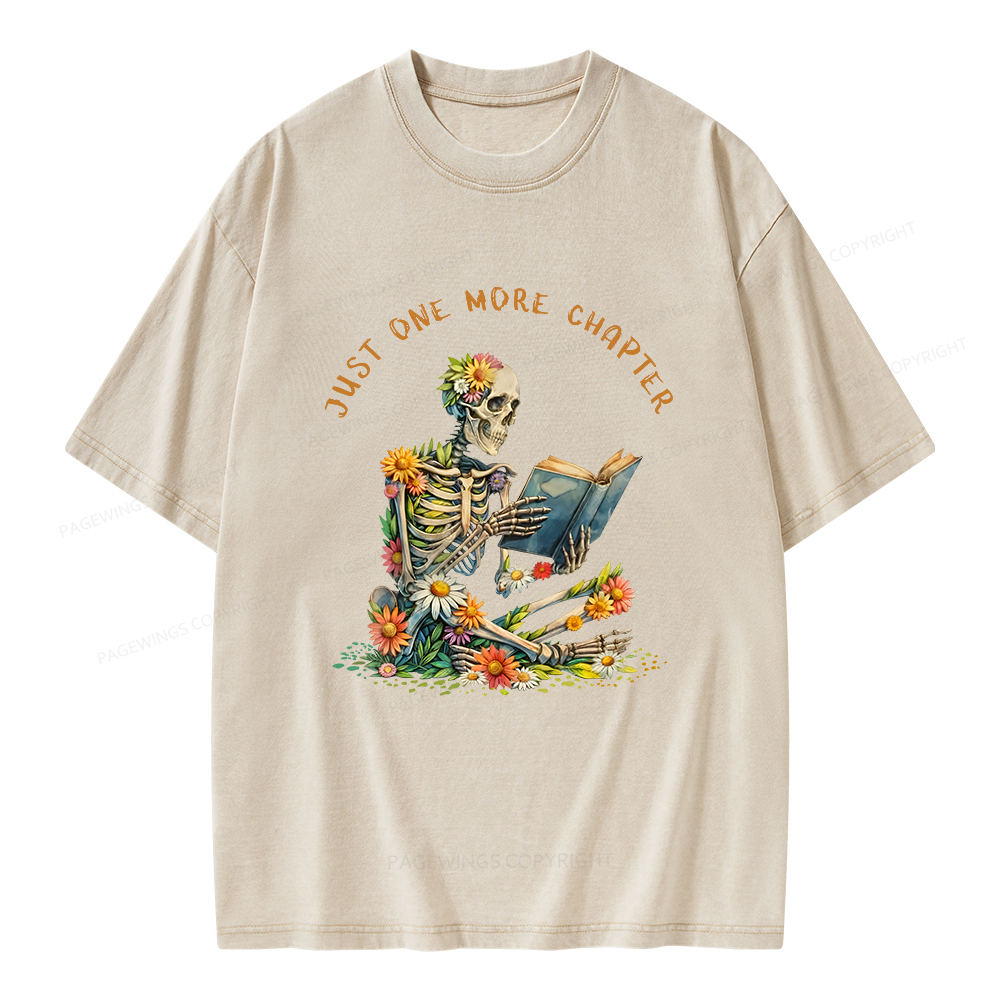 Pagewings Just More Chapter Unisex Washed T-shirt