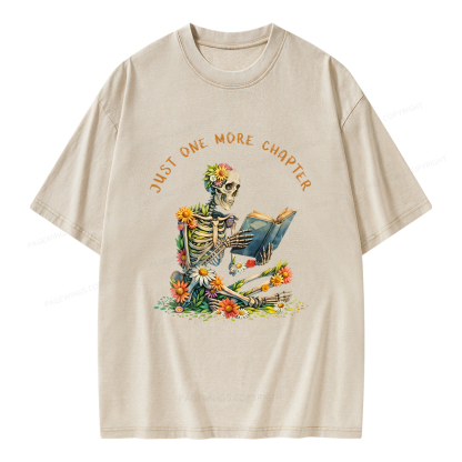Pagewings Just More Chapter Unisex Washed T-shirt
