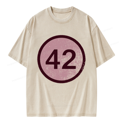 Pagewings 42 Unisex Washed T-shirt