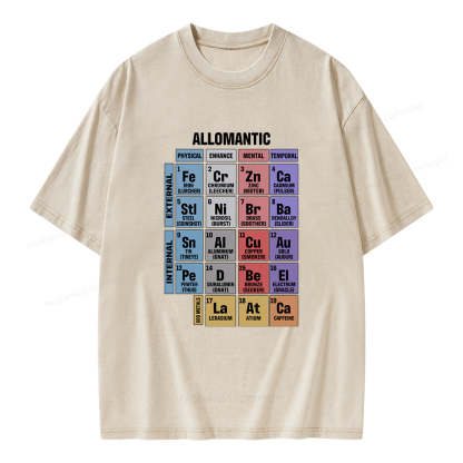 Pagewings Allomantic Unisex Washed T-shirt