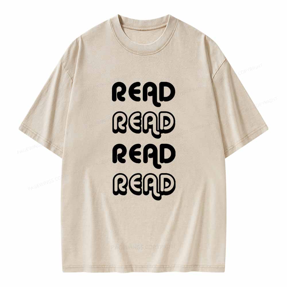 Pagewings The Read Unisex Tee Unisex Washed T-shirt