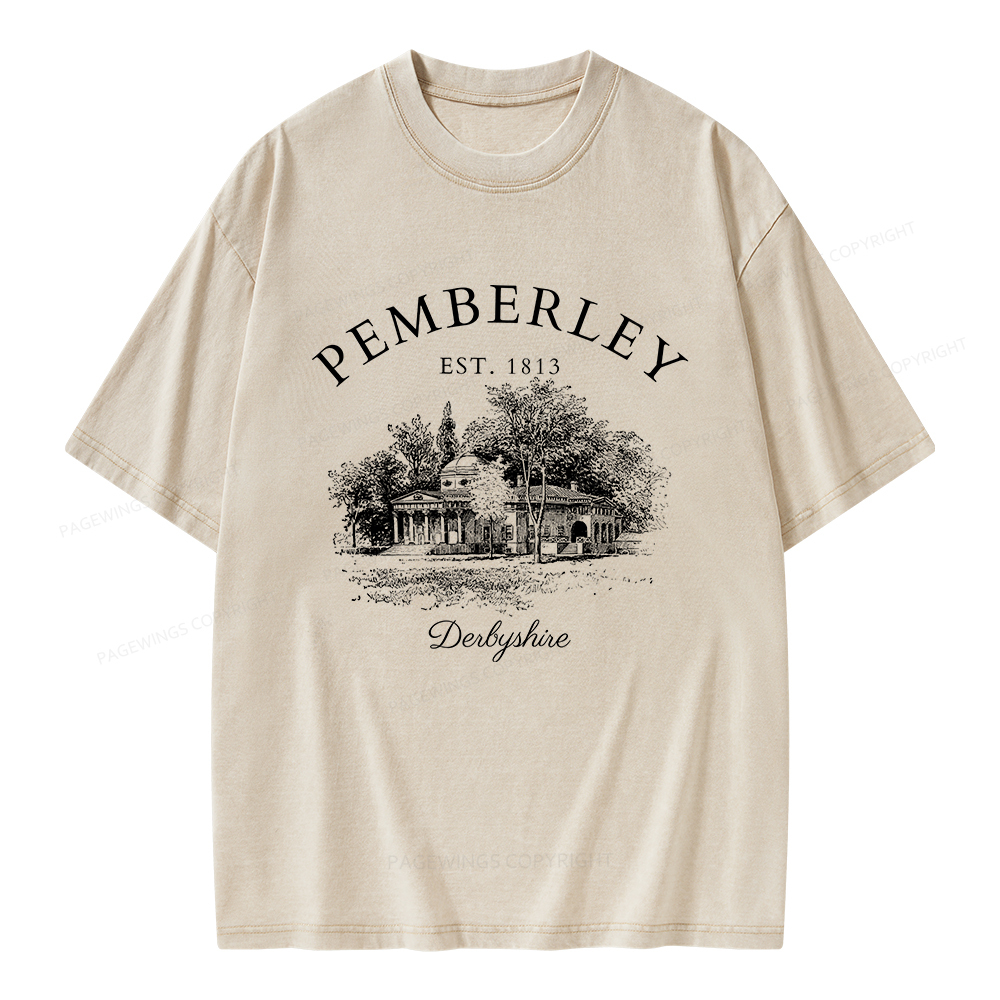 Pagewings Pemberley Unisex Washed T-shirt