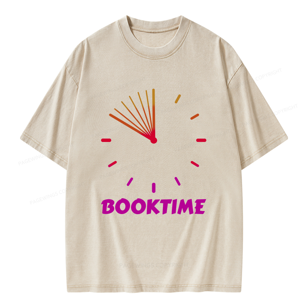 Pagewings Booktime Unisex Washed T-shirt